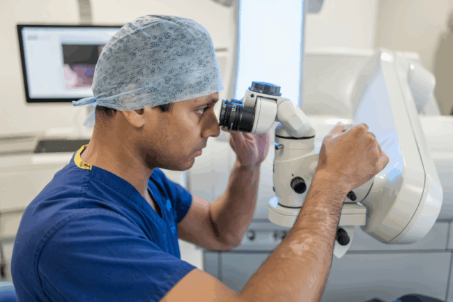 Mr Niraj Mandal consultant ophthalmologist Cathedral Eye Clinic